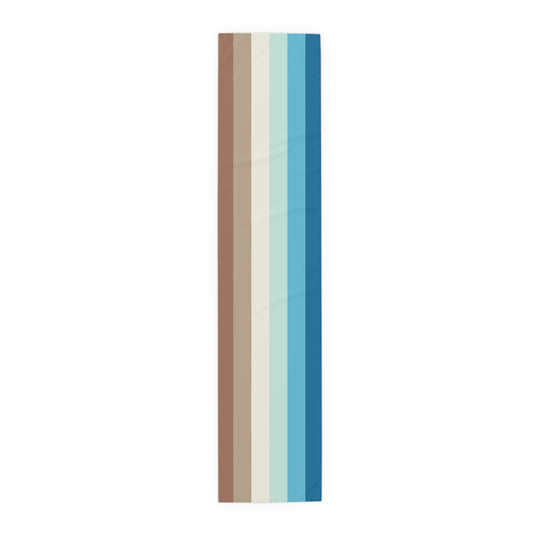 OCEAN STRIPED TABLE RUNNER