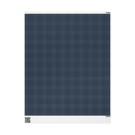 Blue Tartan Wrapping Papers - Varnish & Vibe