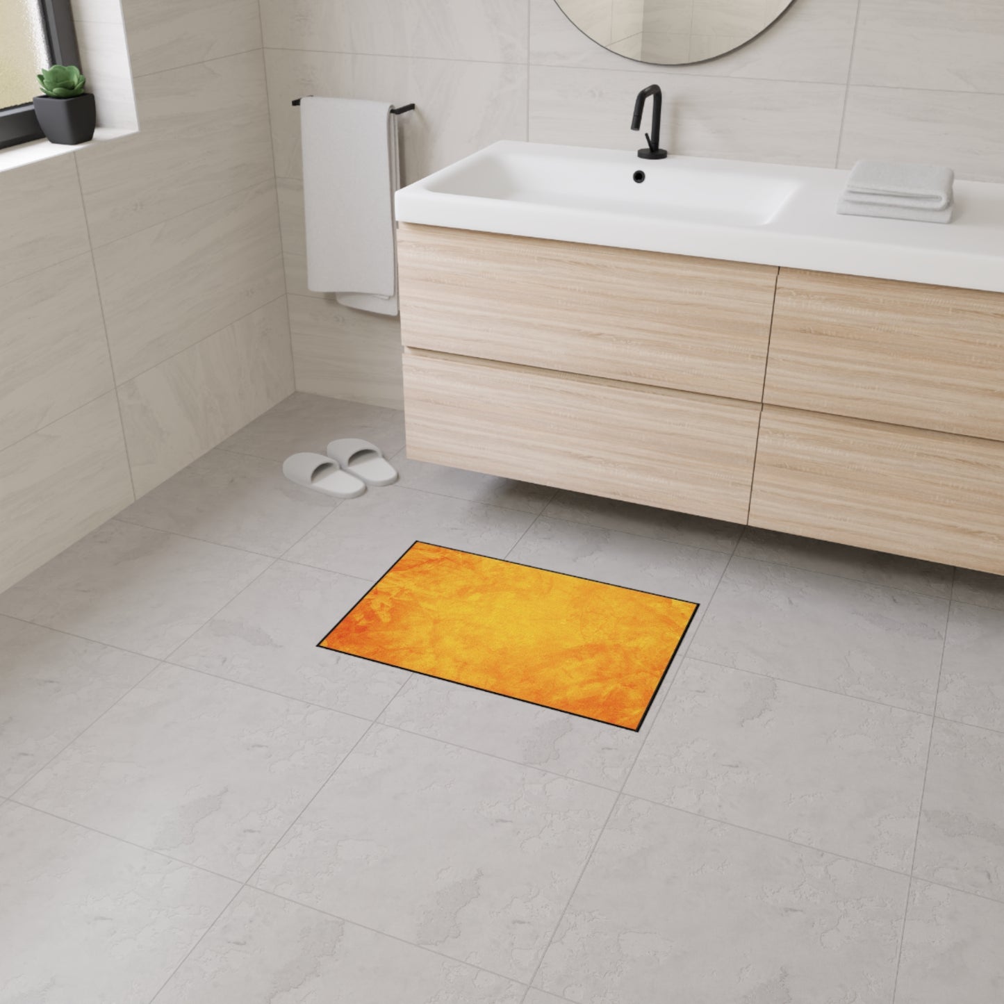 Amber Haze Abstract Fall Elegance Rug
