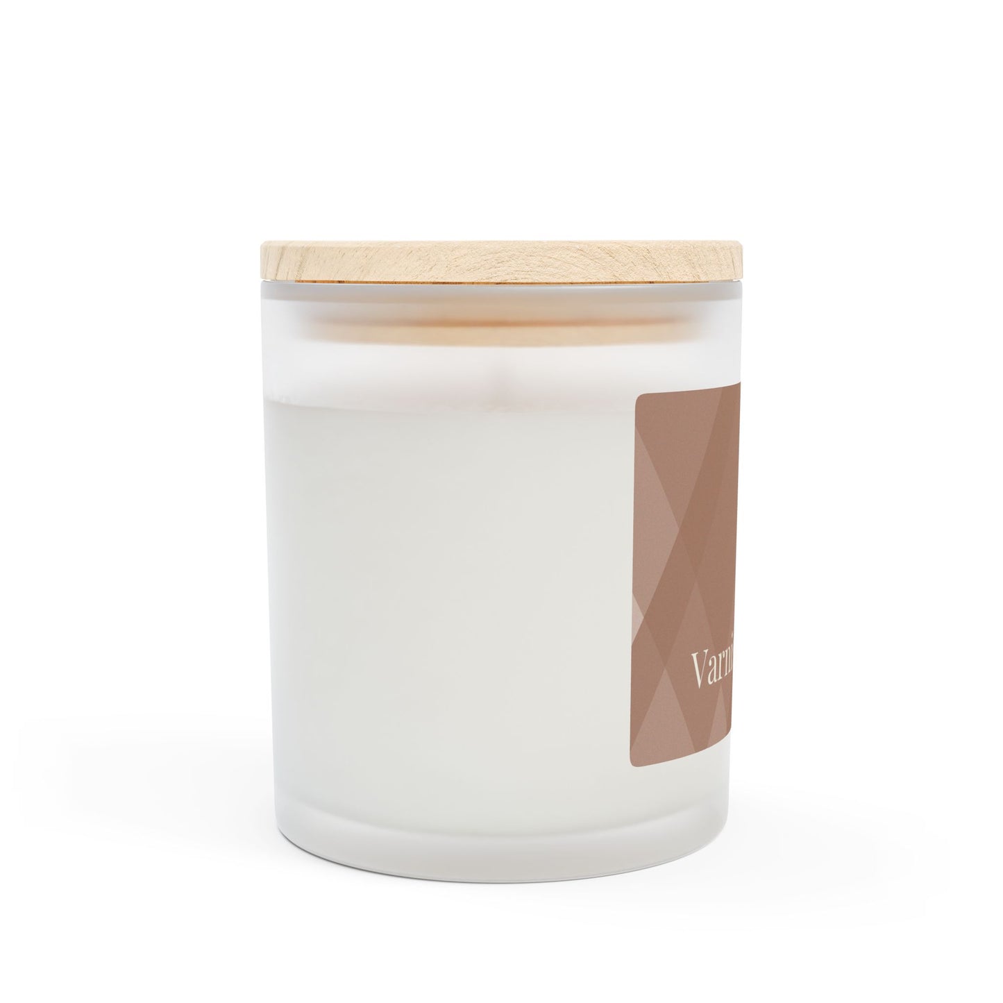 MOCHA MOUSSE 11oz FROSTED GLASS CANDLE - Varnish & Vibe