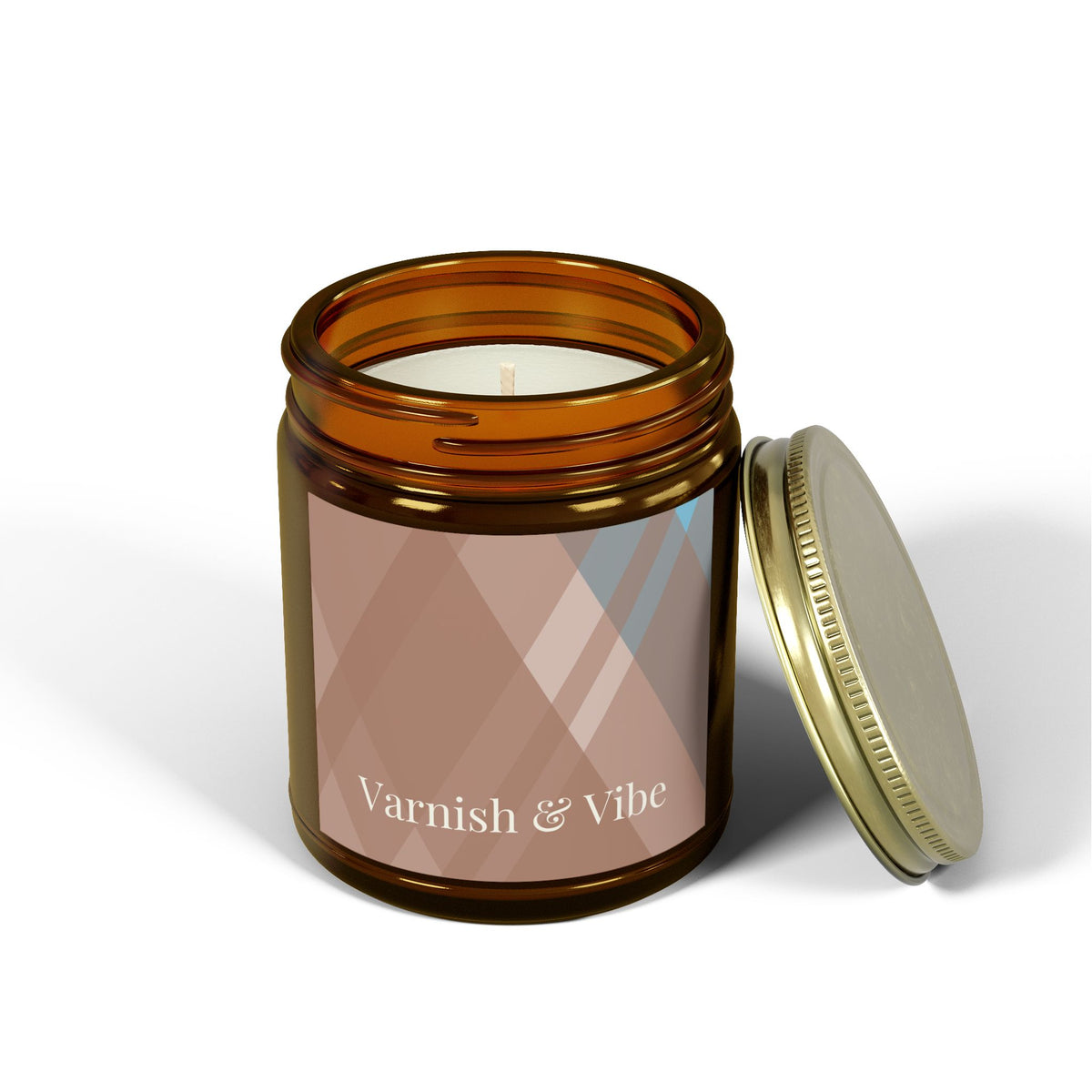 MOCHA MOUSSE 4oz/9oz COCONUT APRICOT WAX SCENTED CANDLE - Varnish & Vibe