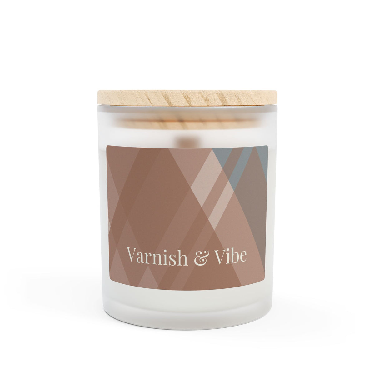 MOCHA MOUSSE 11oz FROSTED GLASS CANDLE - Varnish & Vibe