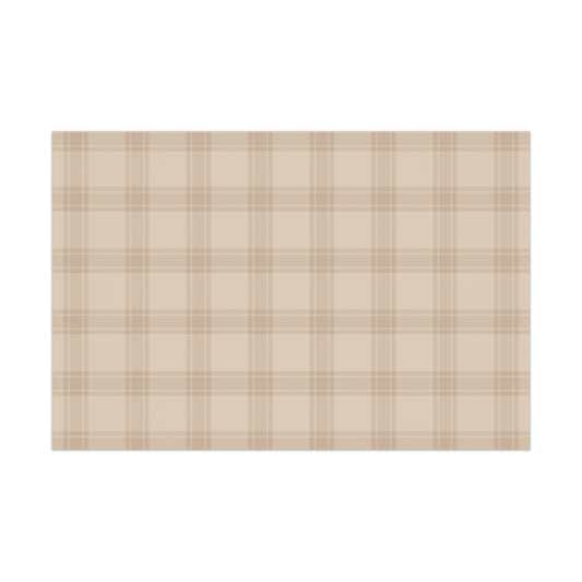 Classic Plaid Fall Eco-Friendly Gift Wrap Paper