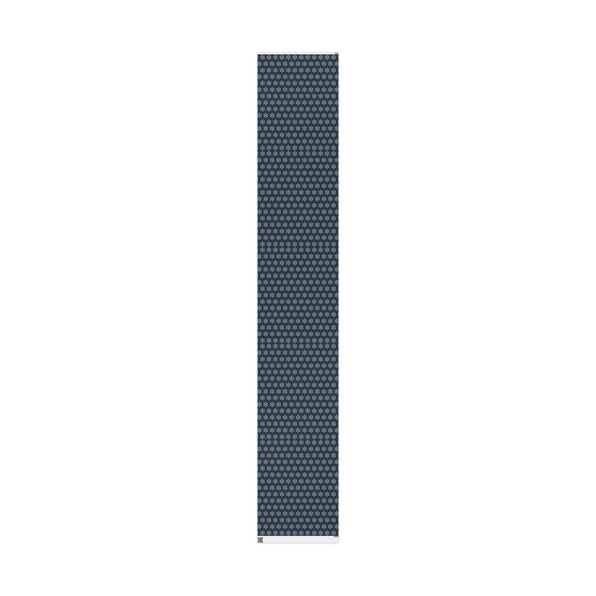 Snowflake Wrapping Paper - Navy Holiday Gift Wrap Roll - Varnish & Vibe
