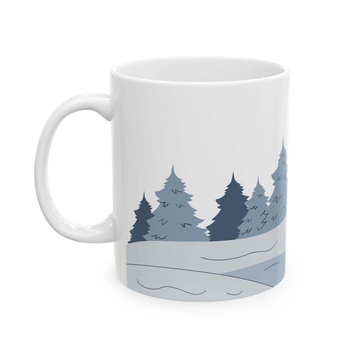 Winter Ceramic Mug, (11oz, 15oz) - Varnish & Vibe