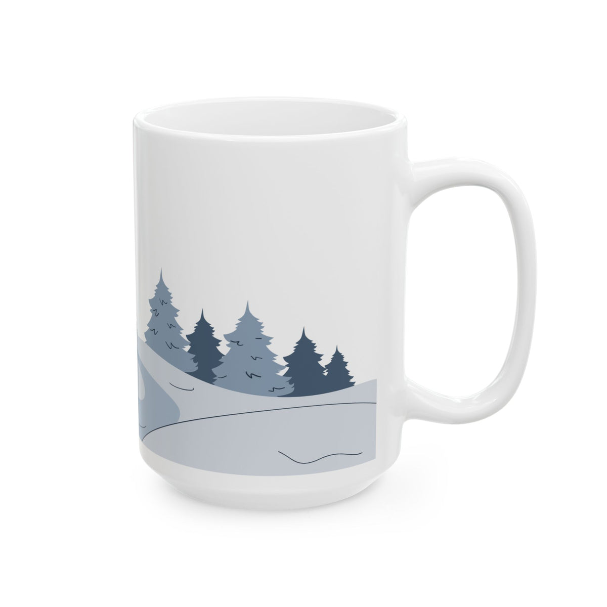 Winter Ceramic Mug, (11oz, 15oz) - Varnish & Vibe