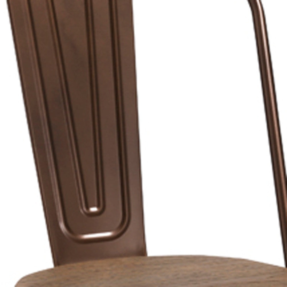 Close-up of a brown chair with a white background