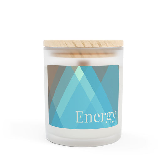 OCEAN ENERGY 11oz FROSTED GLASS CANDLE