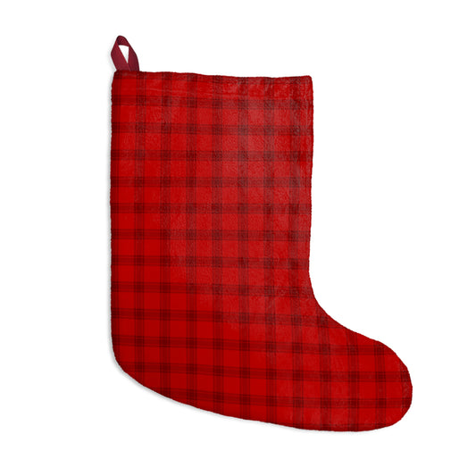Red Tartan Christmas Stockings