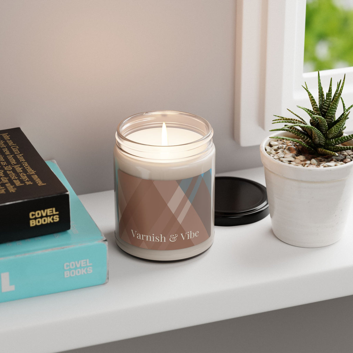 MOCHA MOUSSE 9oz SCENTED SOY CANDLE - Varnish & Vibe