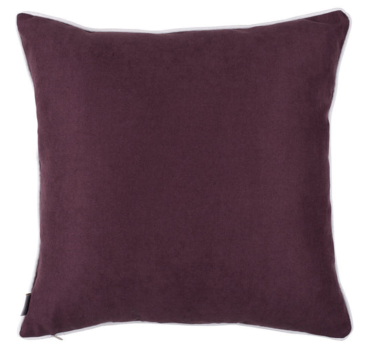 Purple pillow on a white background