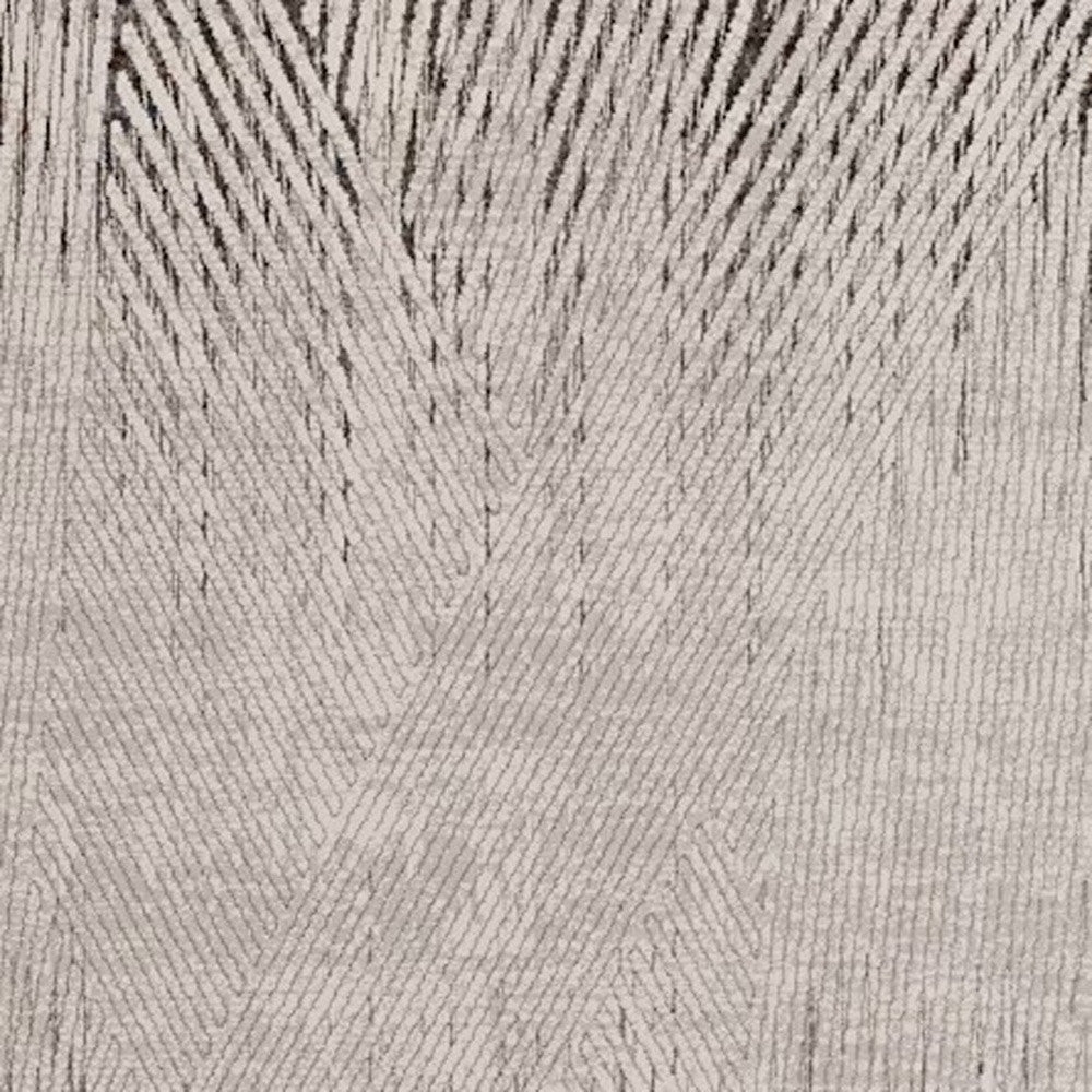 REDONDO 10' x 13' IVORY AND GRAY GEOMETRIC AREA RUG - Varnish & Vibe