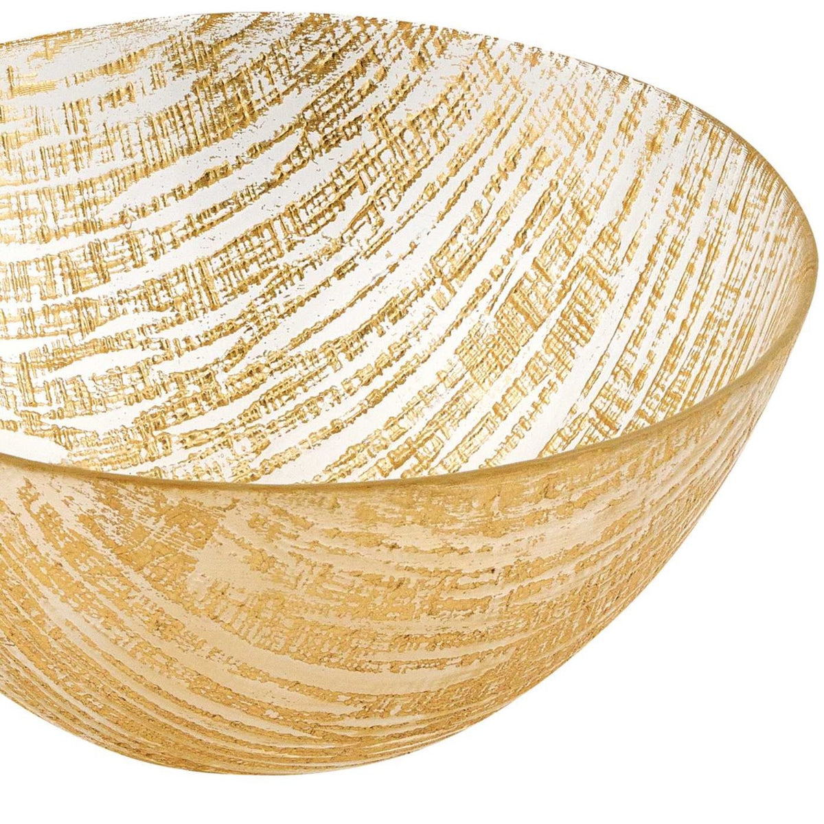 crafted glass gold accent salad, glass gold accent salad serving, gold accent salad serving bowl, glass gold accent salad, gold accent salad serving
