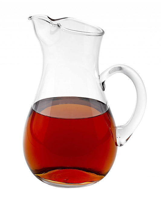 CALABASAS MOUTH BLOWN ICE TEA MARTINI OR WATER GLASS PITCHER 36 OZ - Varnish & Vibe