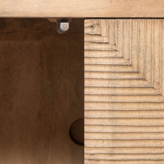 OCEAN 78" SOLID WOOD SIDEBOARD CONSOLE