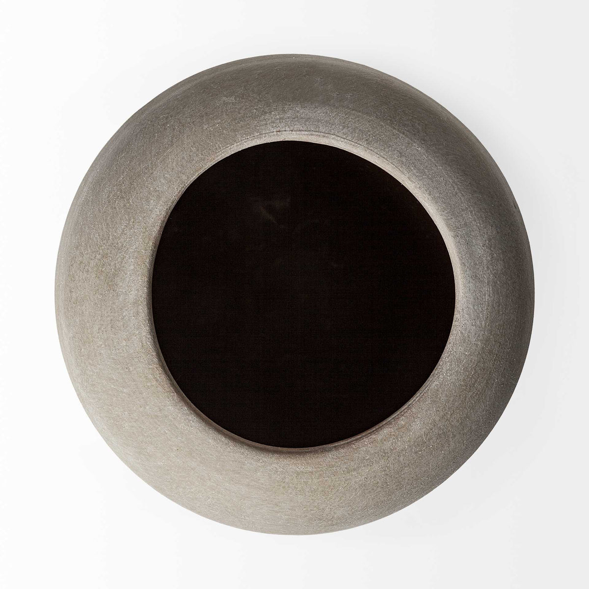 REDONDO 15" BROWN AND GRAY HAND-FINISHED CERAMIC VASE