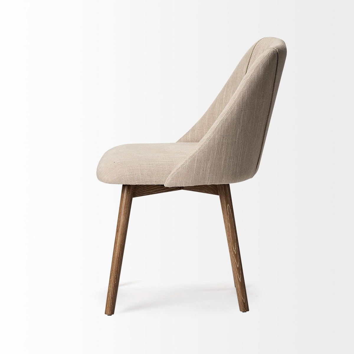 REDONDO SET OF TWO CREAM FABRIC CHAIRS - Varnish & Vibe