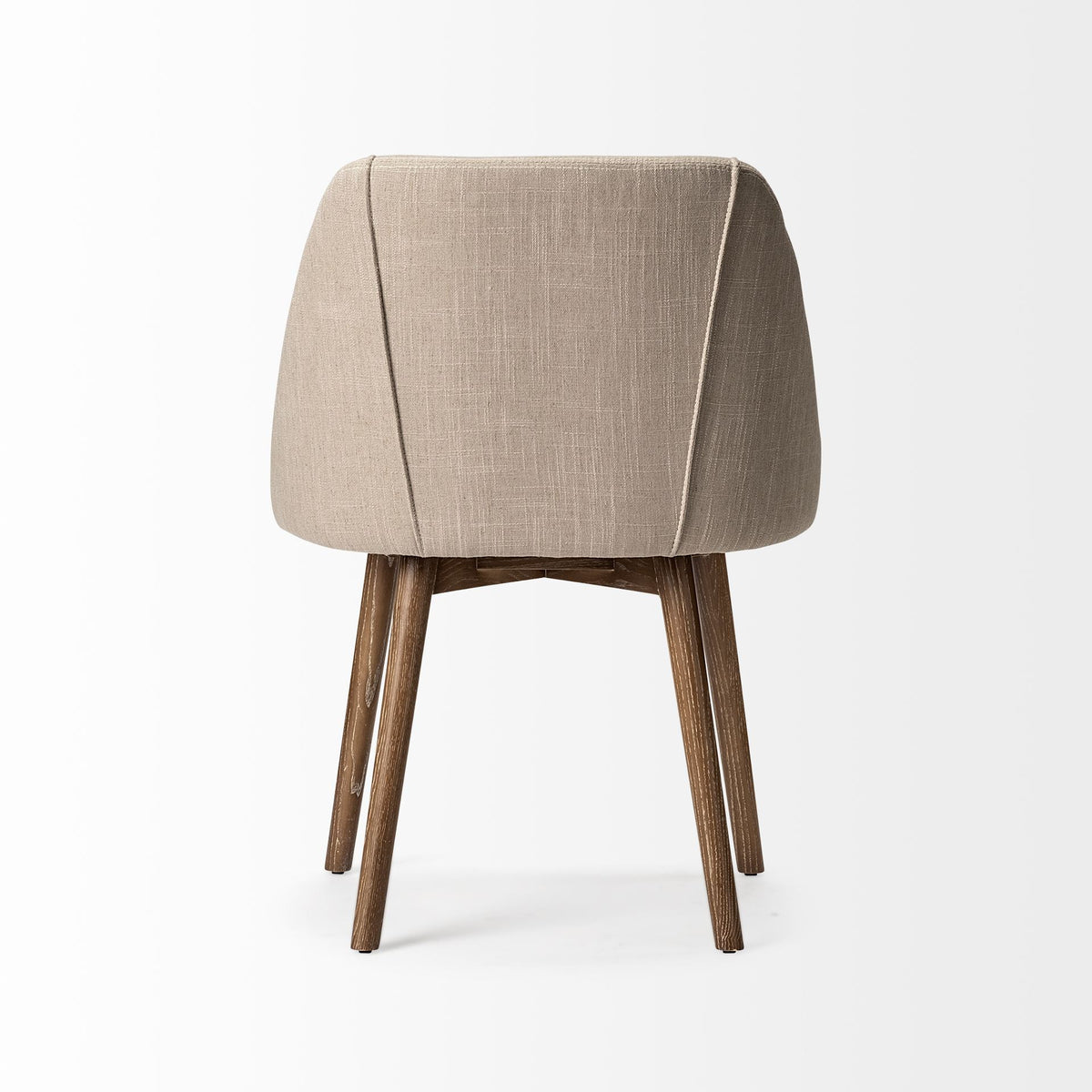 REDONDO SET OF TWO CREAM FABRIC CHAIRS - Varnish & Vibe
