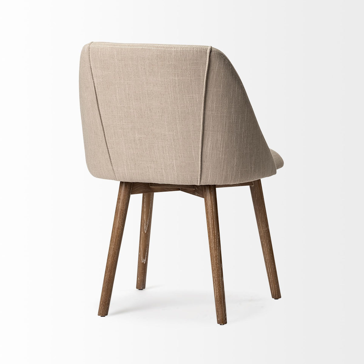 REDONDO SET OF TWO CREAM FABRIC CHAIRS - Varnish & Vibe