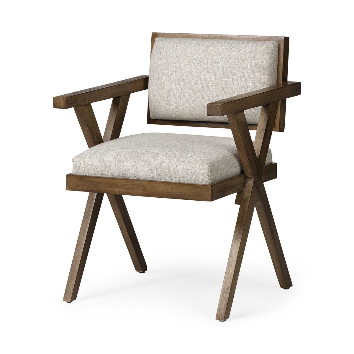 REDONDO CREAM FABRIC ARMCHAIR