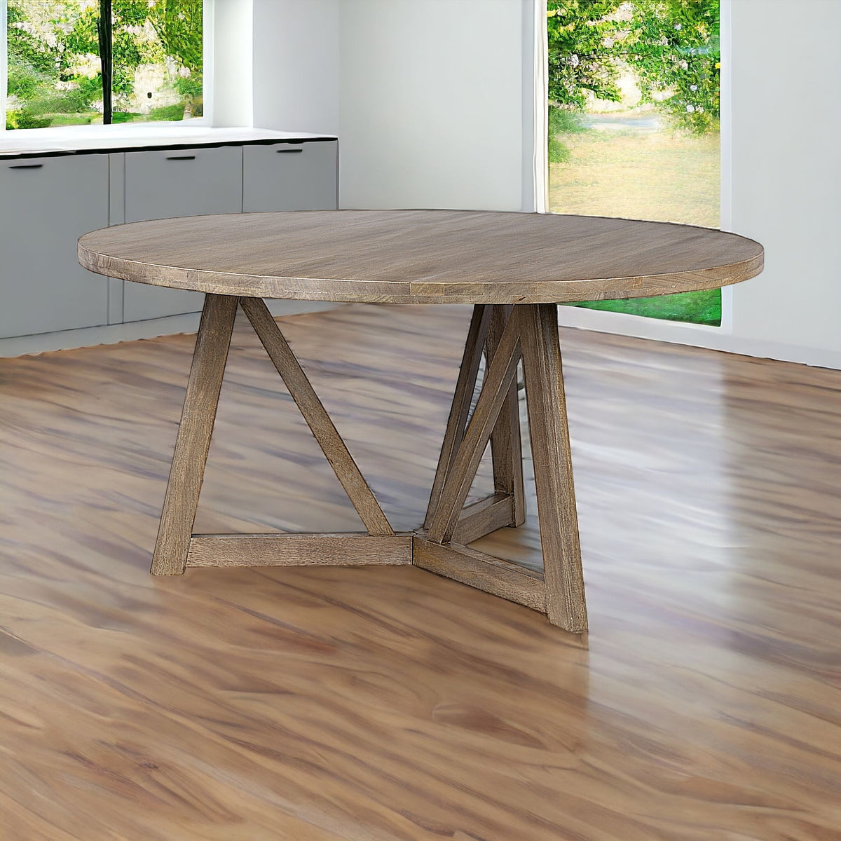 REDONDO 60" SOLID WOOD ROUND TABLE