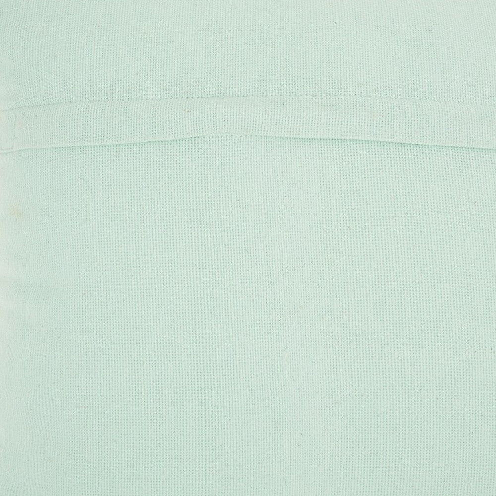 HERMOSA SEAFOAM GREEN CHEVRON THROW PILLOW