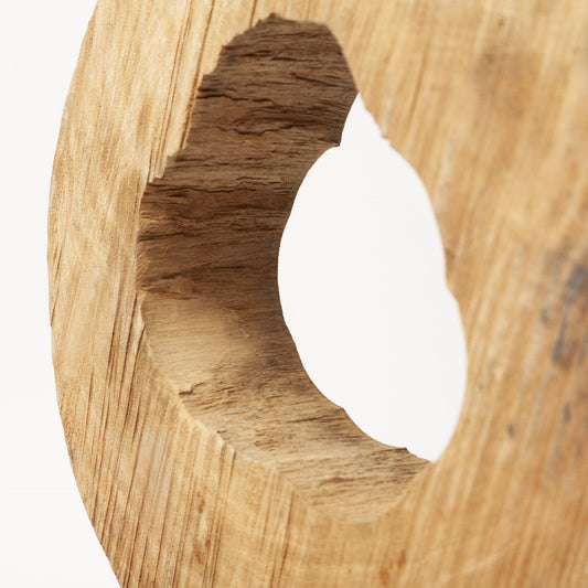 petite natural wood disc sculpture, natural wood disc sculpture, wood disc sculpture, petite natural wood disc, natural wood disc