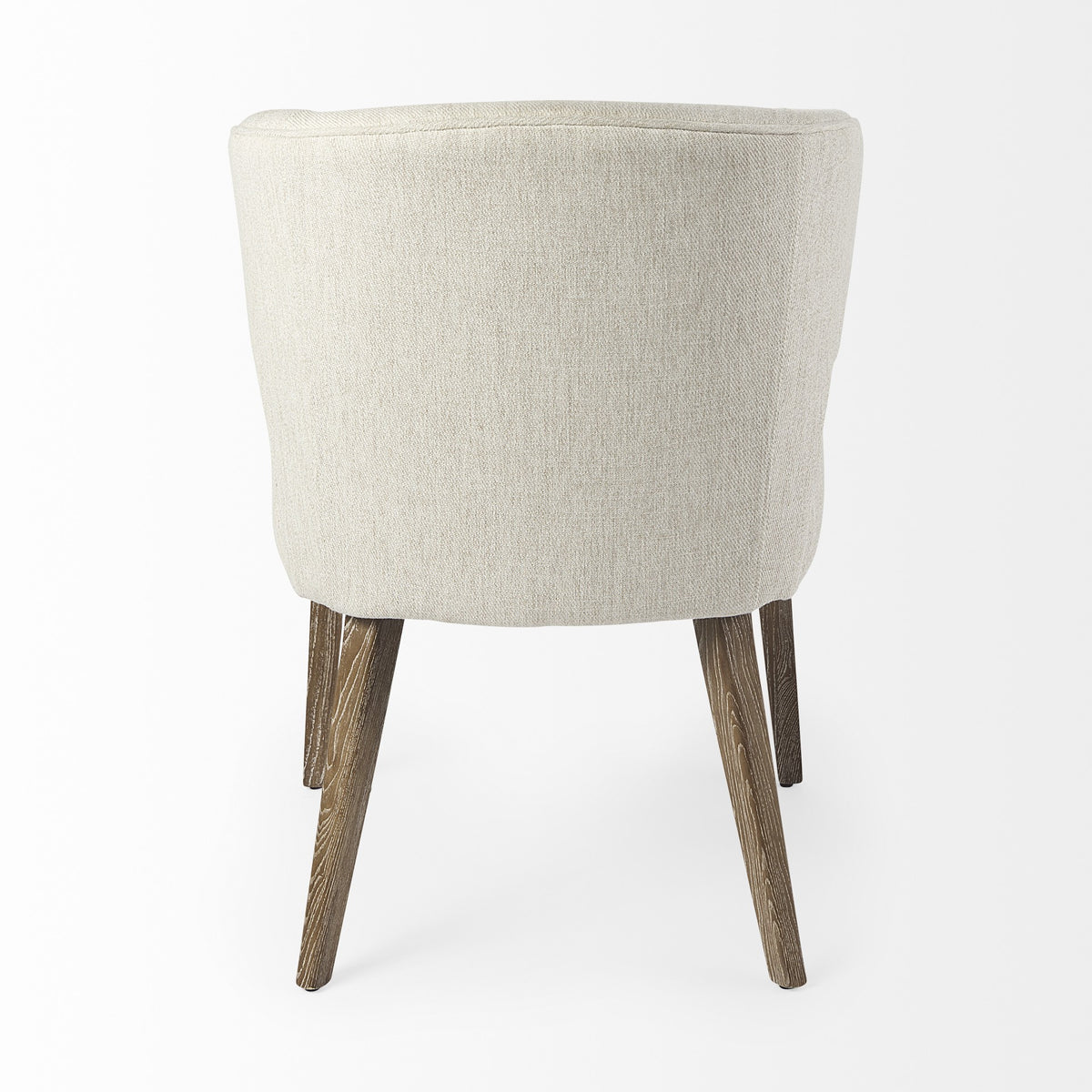 HERMOSA WINGBACK IVORY-WOOD DINING CHAIR - Varnish & Vibe