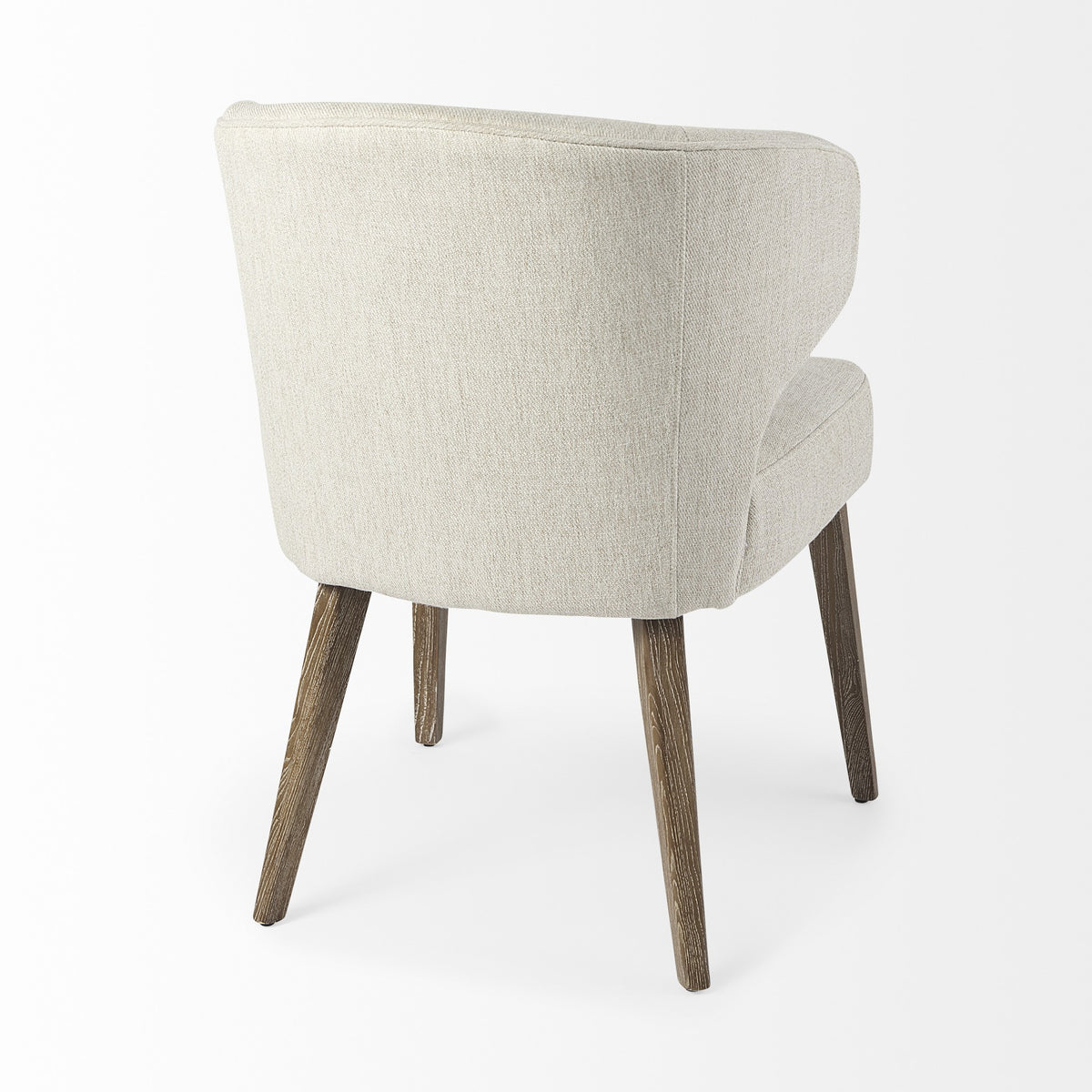 HERMOSA WINGBACK IVORY-WOOD DINING CHAIR - Varnish & Vibe