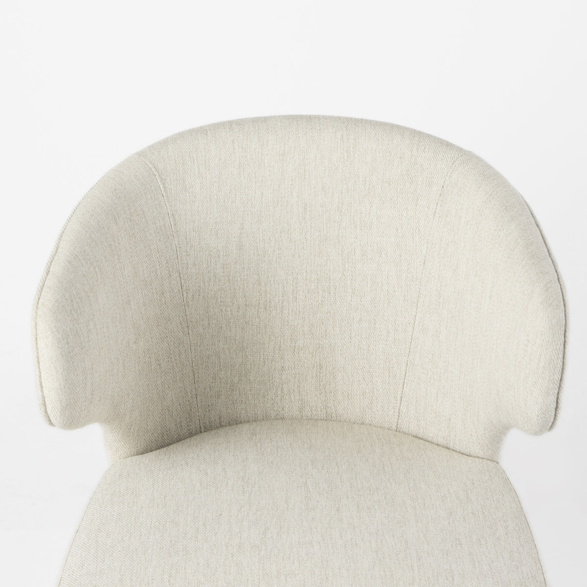 HERMOSA WINGBACK IVORY-WOOD DINING CHAIR - Varnish & Vibe