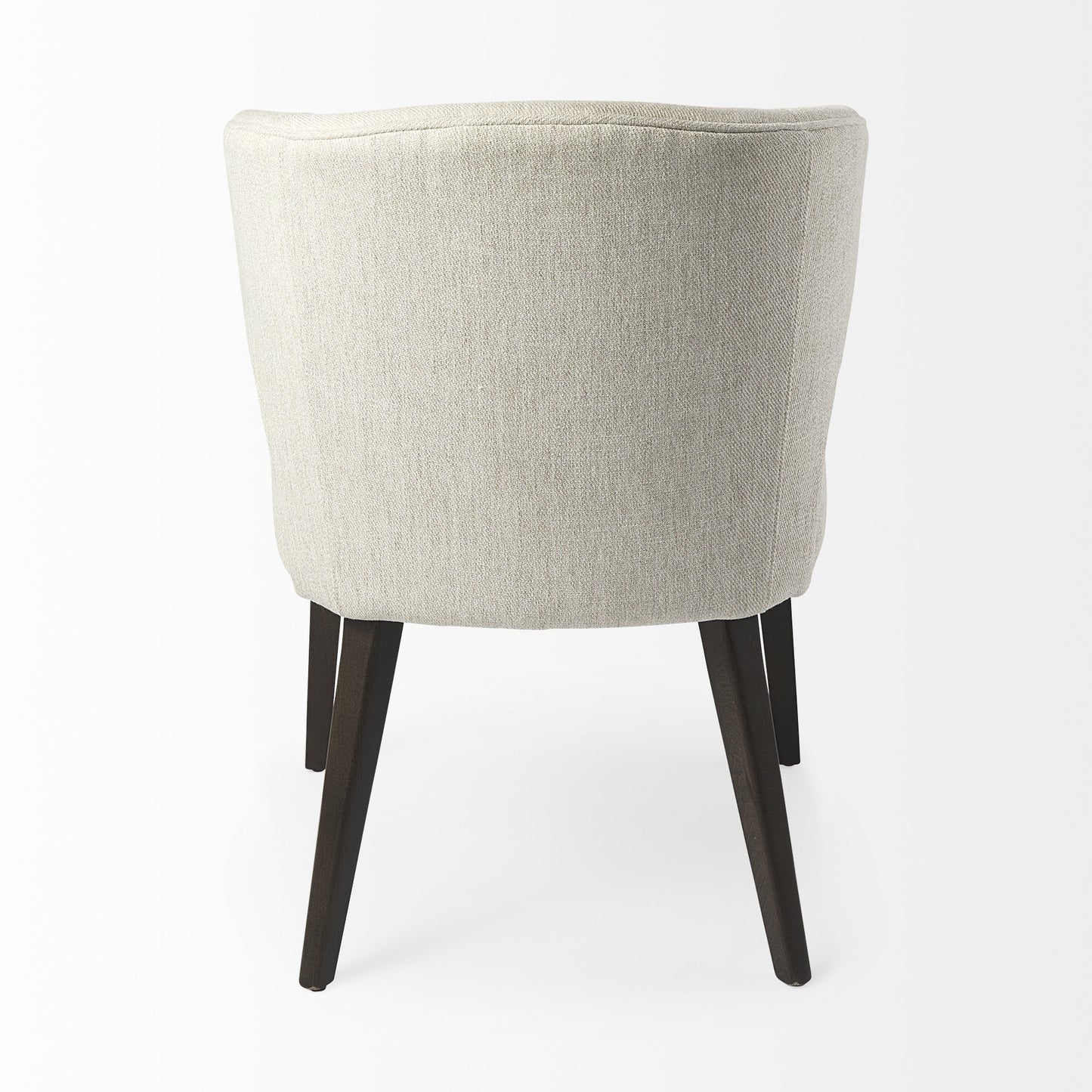 HERMOSA WINGBACK IVORY-BLACK DINING CHAIR
