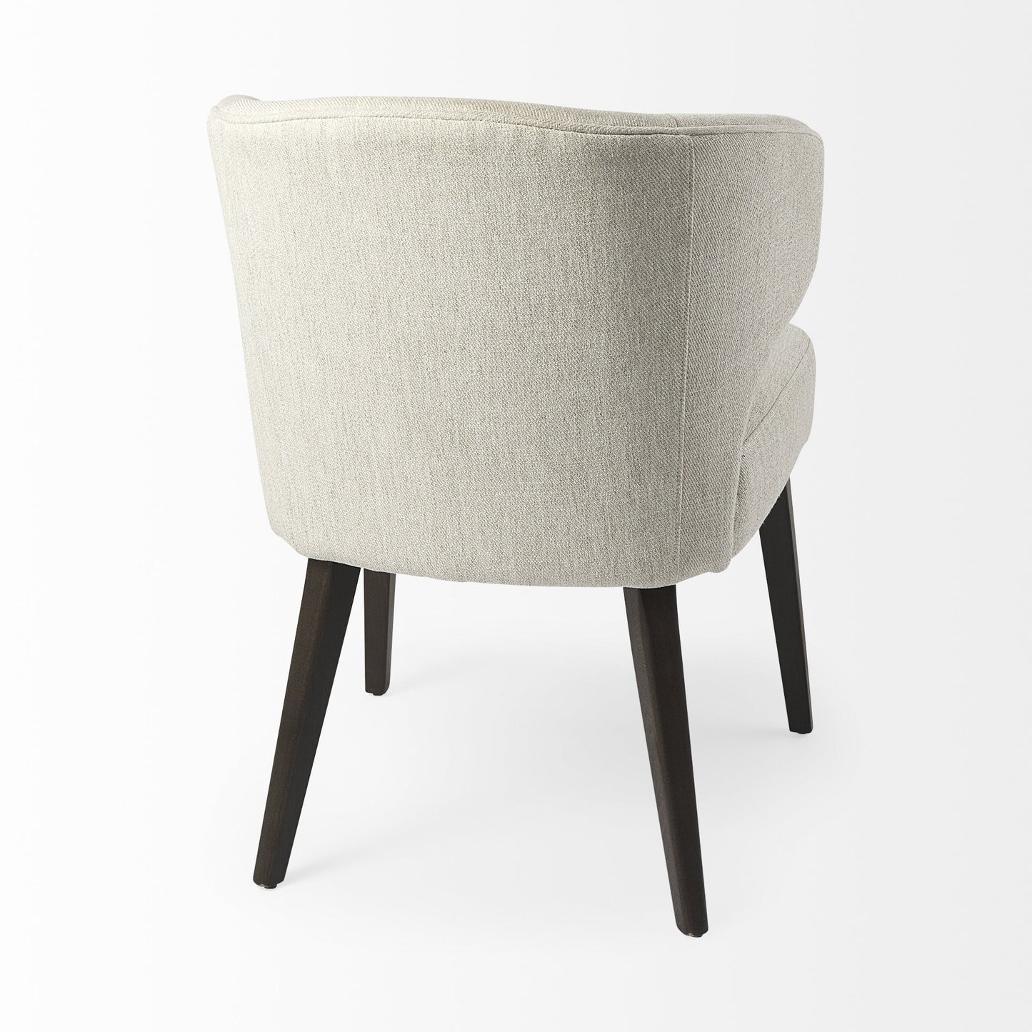 HERMOSA WINGBACK IVORY-BLACK DINING CHAIR