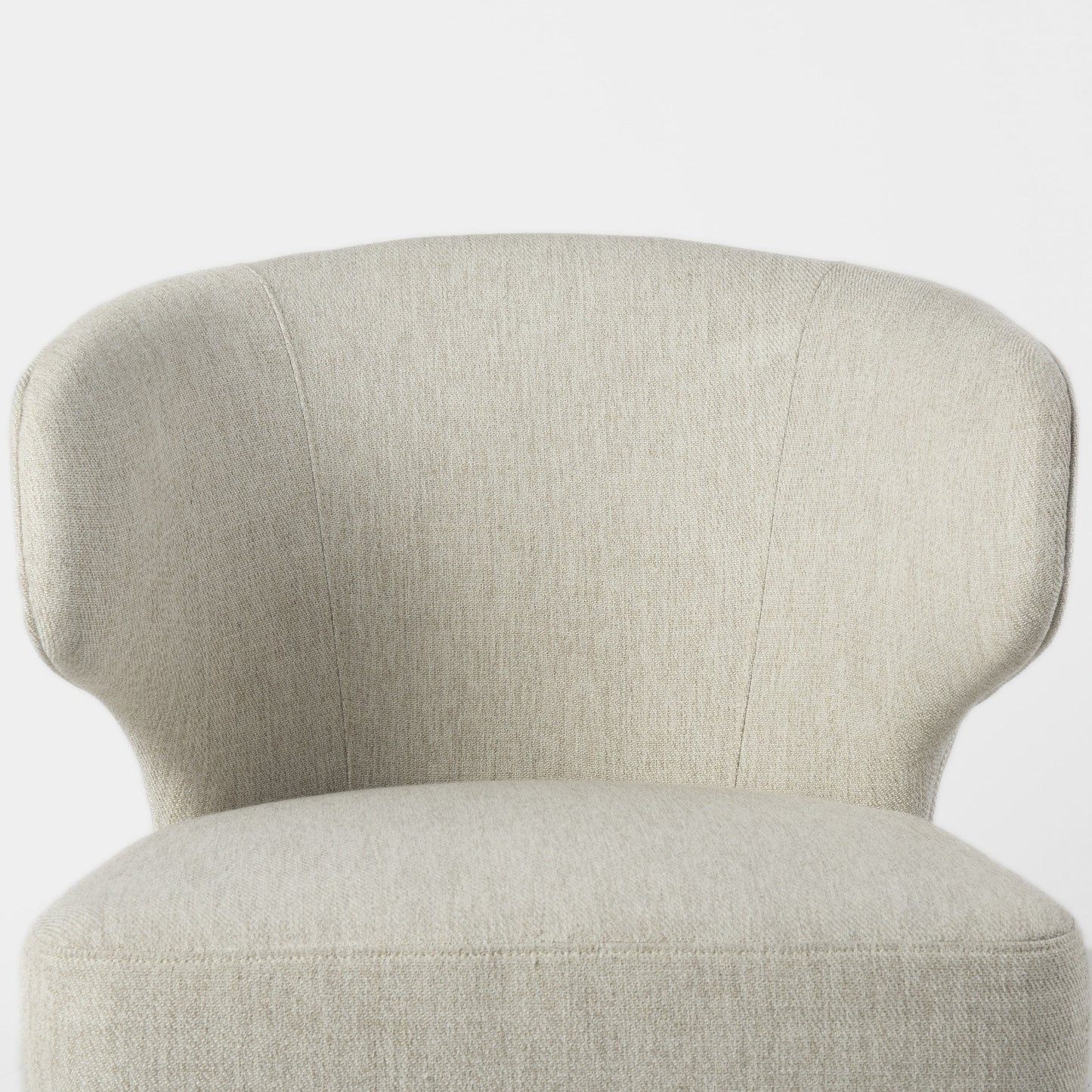 HERMOSA WINGBACK IVORY-BLACK DINING CHAIR