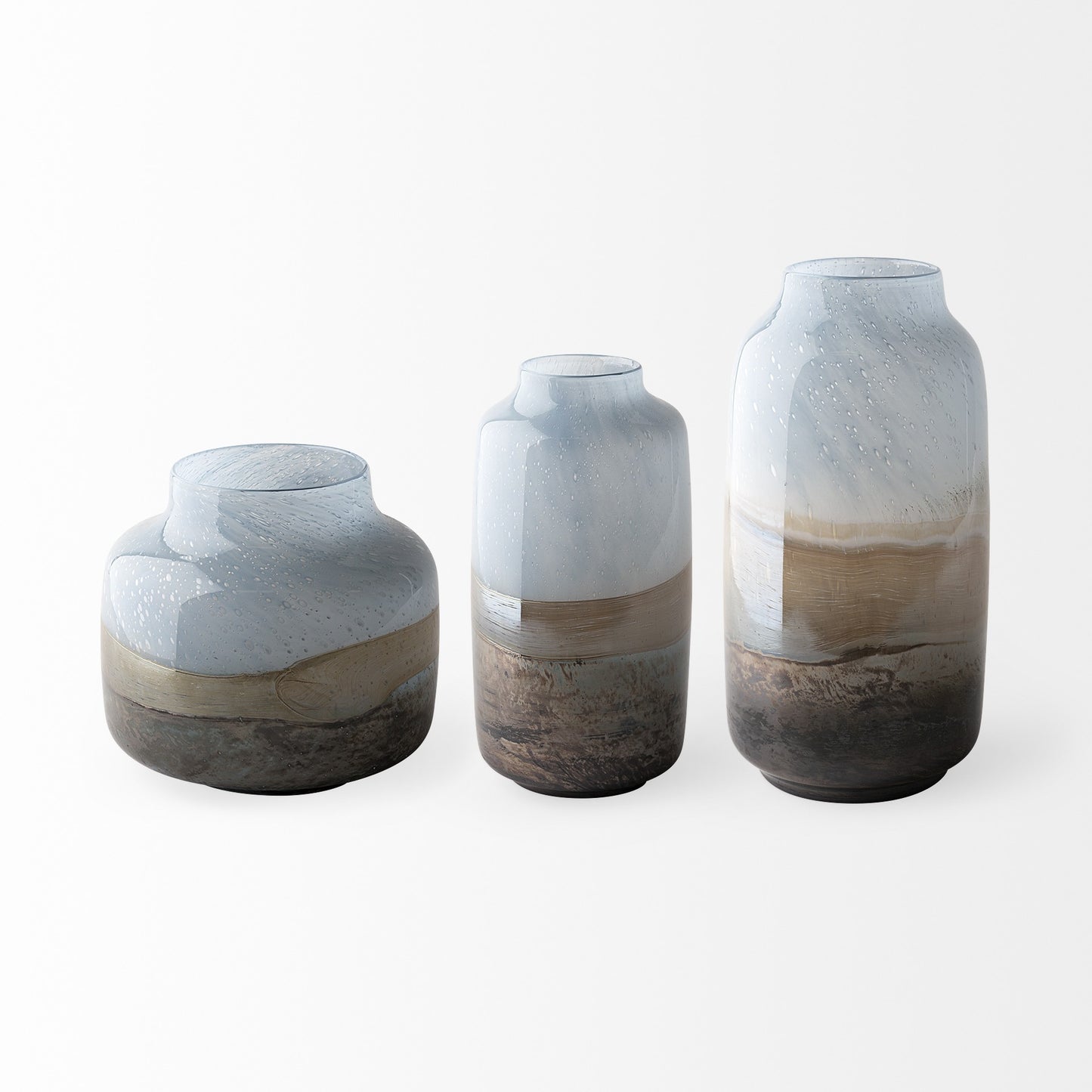 OCEAN 13" GLASS VASE - Varnish & Vibe