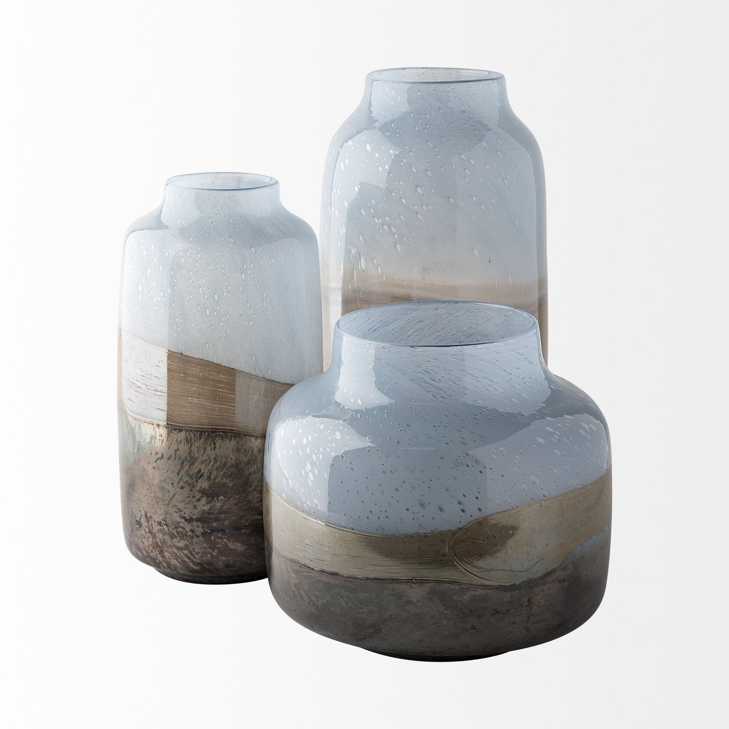 OCEAN 13" GLASS VASE - Varnish & Vibe