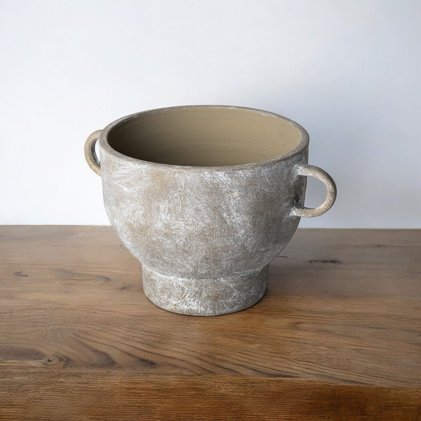 HERMOSA 7" BROWN CERAMIC TABLE VASE