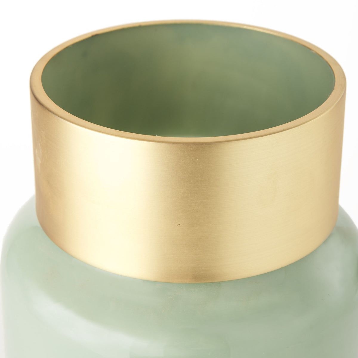 REDONDO 12" GREEN CYLINDER GLASS TABLE VASE