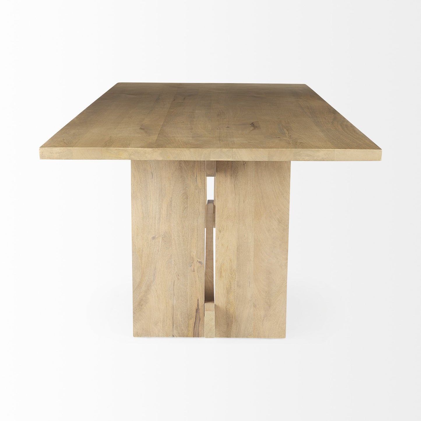 HERMOSA 84" LIGHT WOOD DINING TABLE