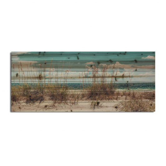 OCEAN SAND DUNES WOOD WALL ART