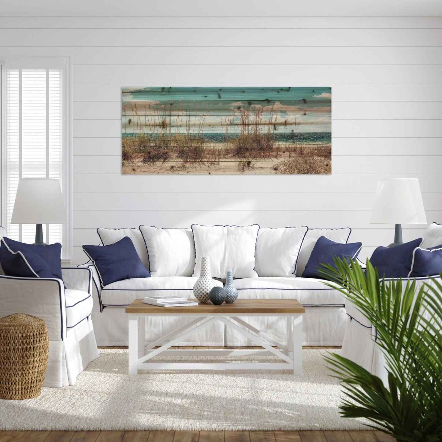 OCEAN SAND DUNES WOOD WALL ART