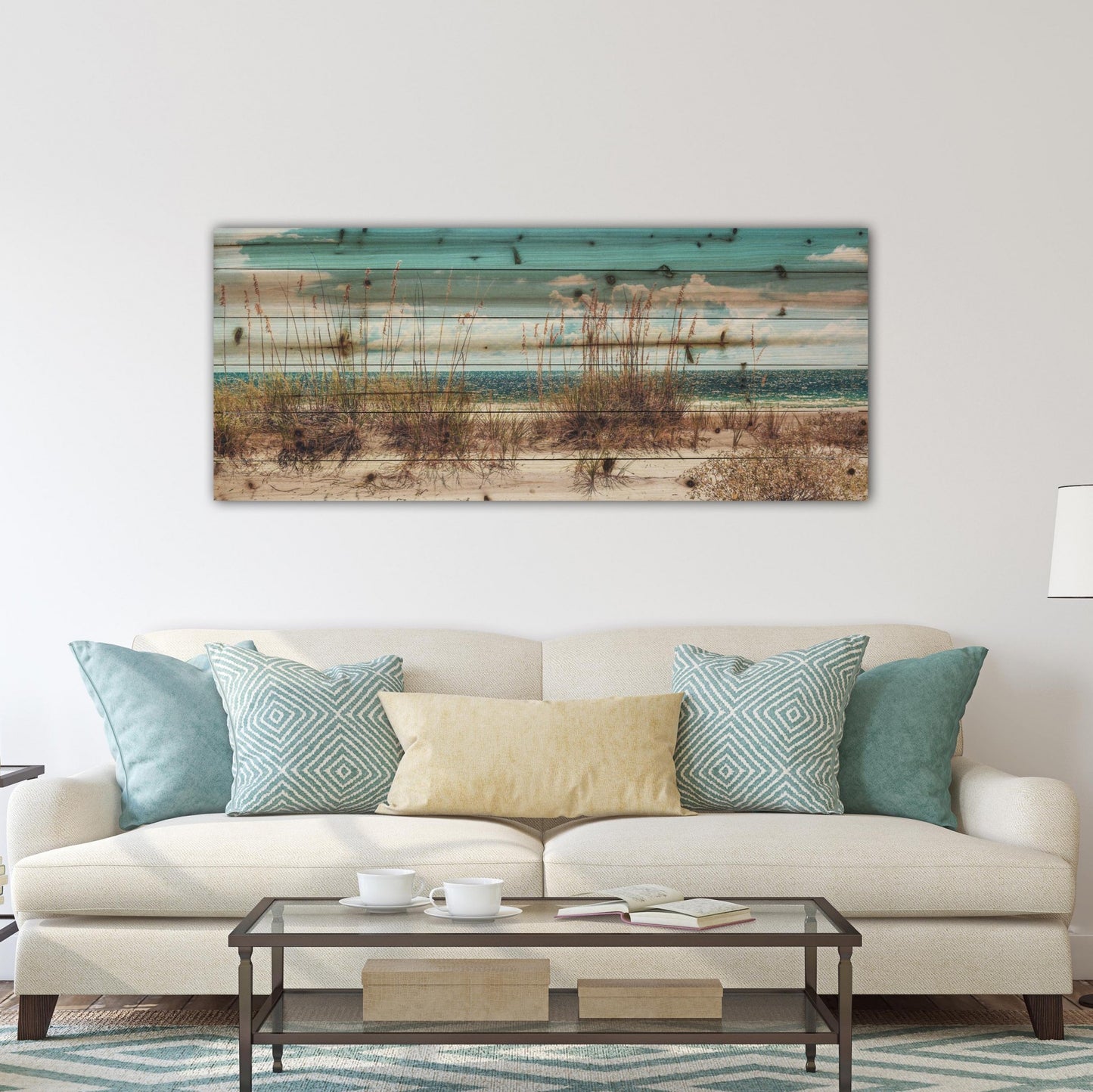 OCEAN SAND DUNES WOOD WALL ART