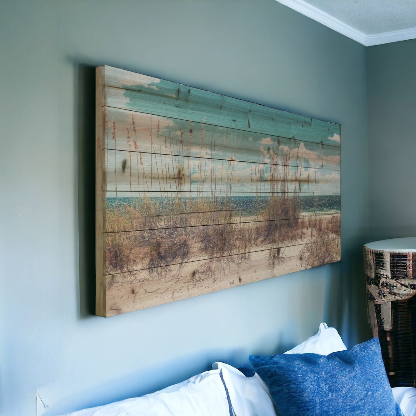 OCEAN SAND DUNES WOOD WALL ART