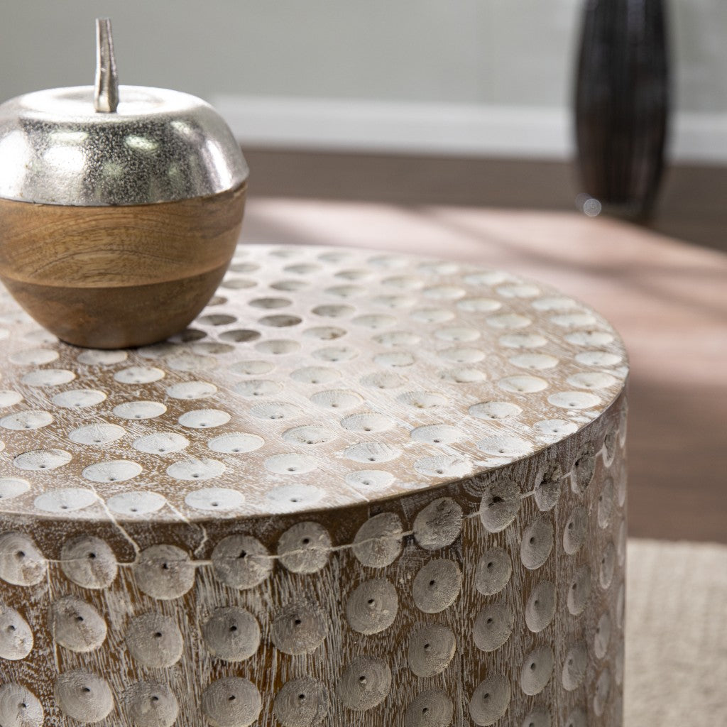 campti round accent table, round accent table, campti round accent