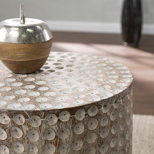 campti round accent table, round accent table, campti round accent