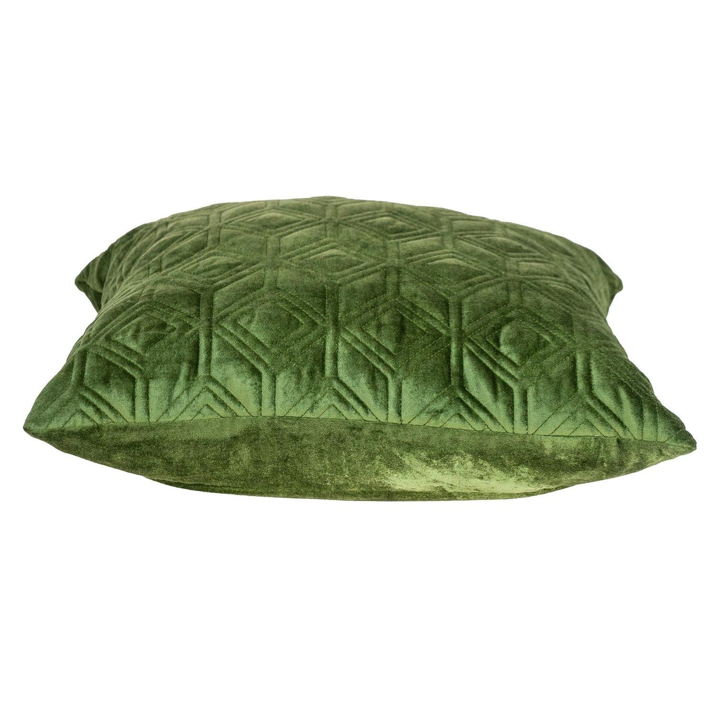 Tufted Olive Green Velvet Accent Throw Pillow - Varnish & Vibe
