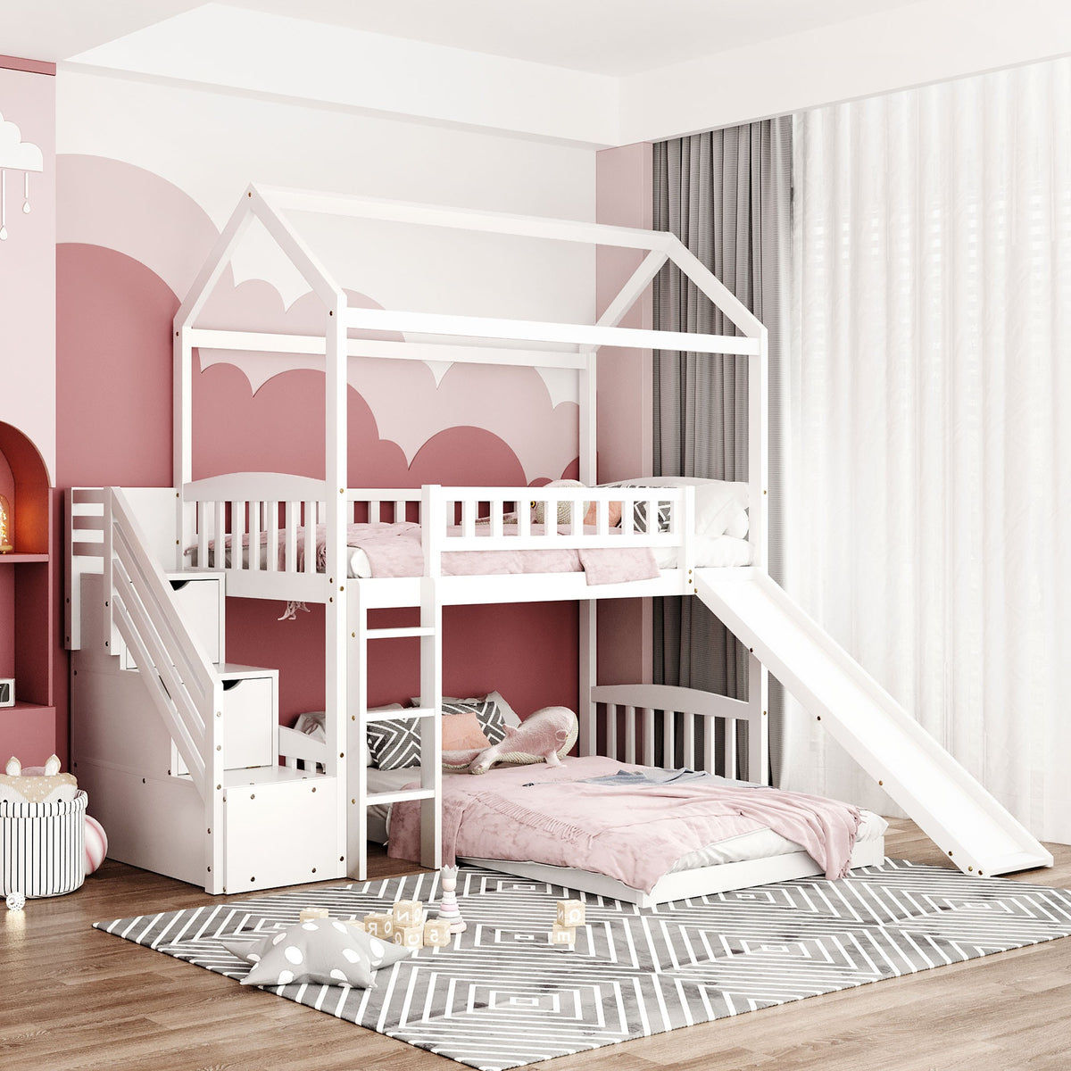 OCEAN PLAYHOUSE BUNK BED