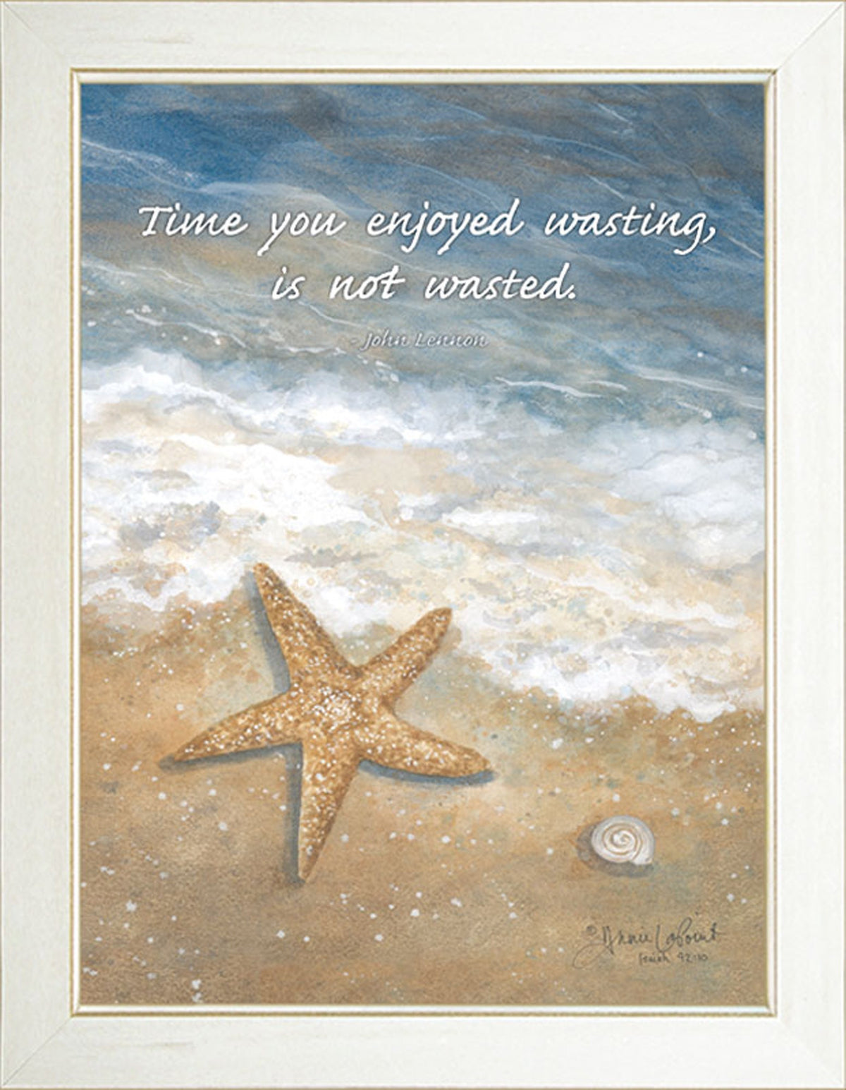 OCEAN TIME NOT WASTED WALL ART - Varnish & Vibe