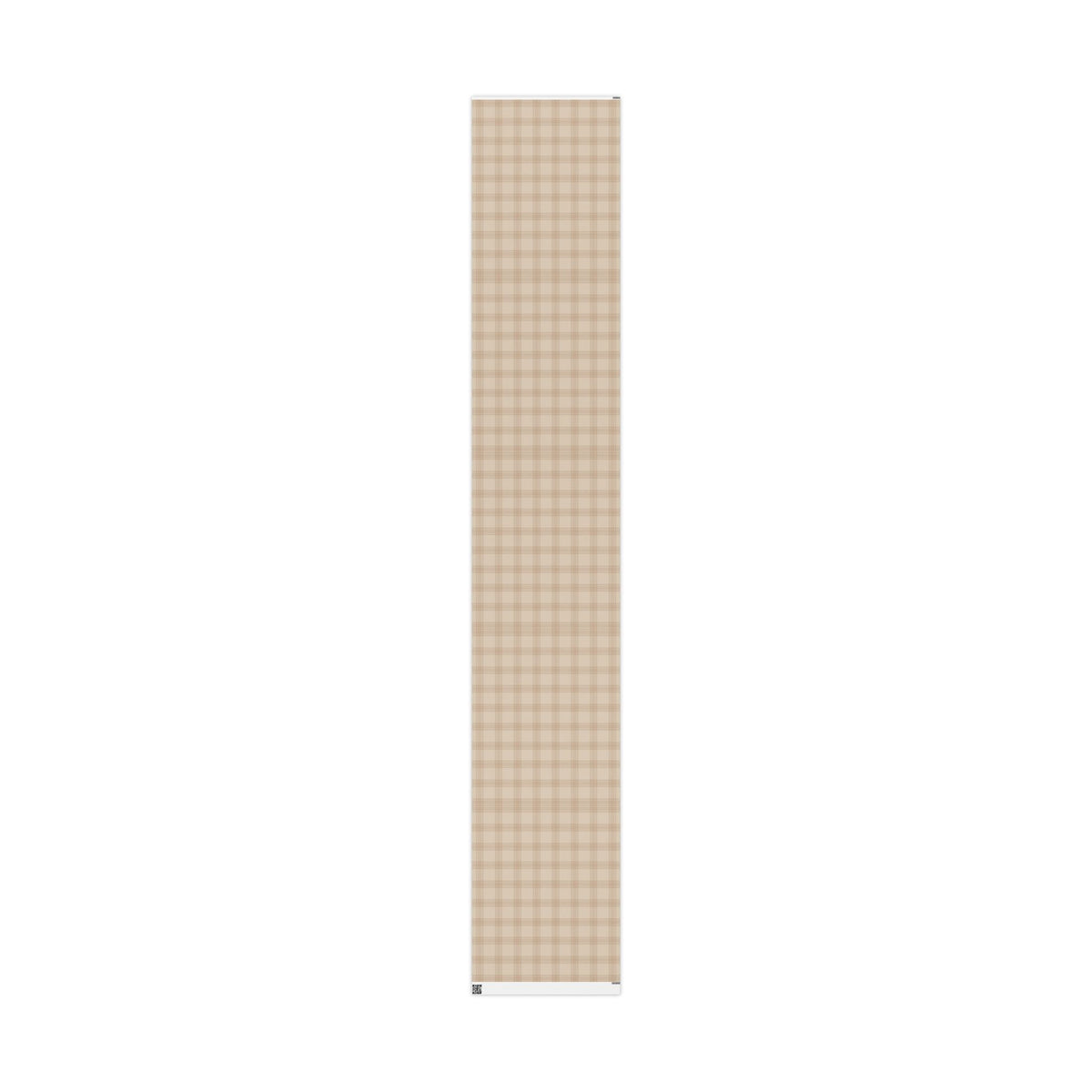 Neutral Plaid Wrapping Paper Roll – Beige Grid Gift Wrap for Weddings & Birthdays - Varnish & Vibe