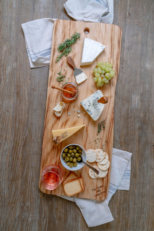 28" ARTISAN ORGANIC ANTI BACTERIAL WOOD CUTTING BOARD - Varnish & Vibe