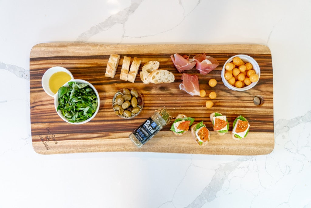 35" ARTISAN ORGANIC ANTI BACTERIAL WOOD CUTTING BOARD - Varnish & Vibe
